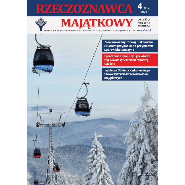 Kwartalnik Rzeczoznawca Majątkowy"nr 112"