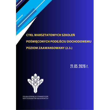 2.3 Metoda inwestycyjna zagadnienia metodyczne