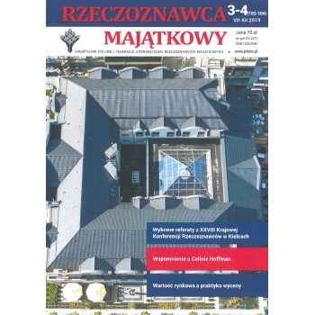 Kwartalnik Rzeczoznawca Majątkowy nr. 3-4 (103,104)