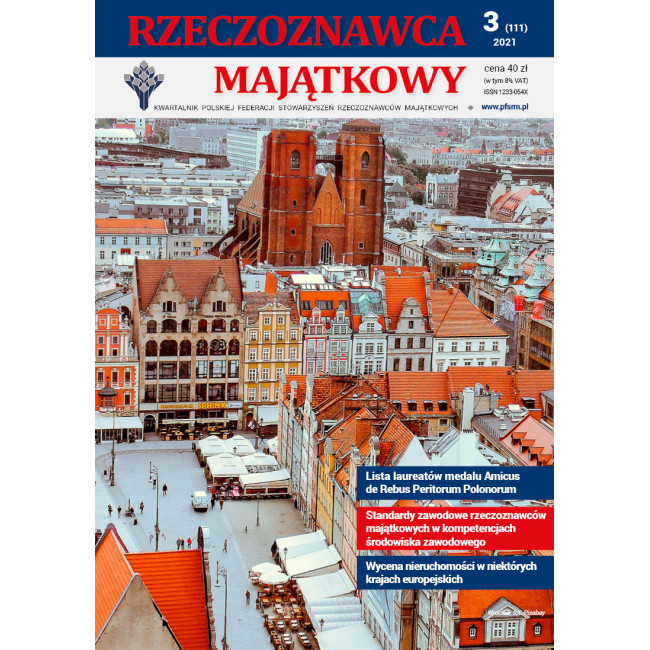 Kwartalnik Rzeczoznawca Majątkowy" nr 111"